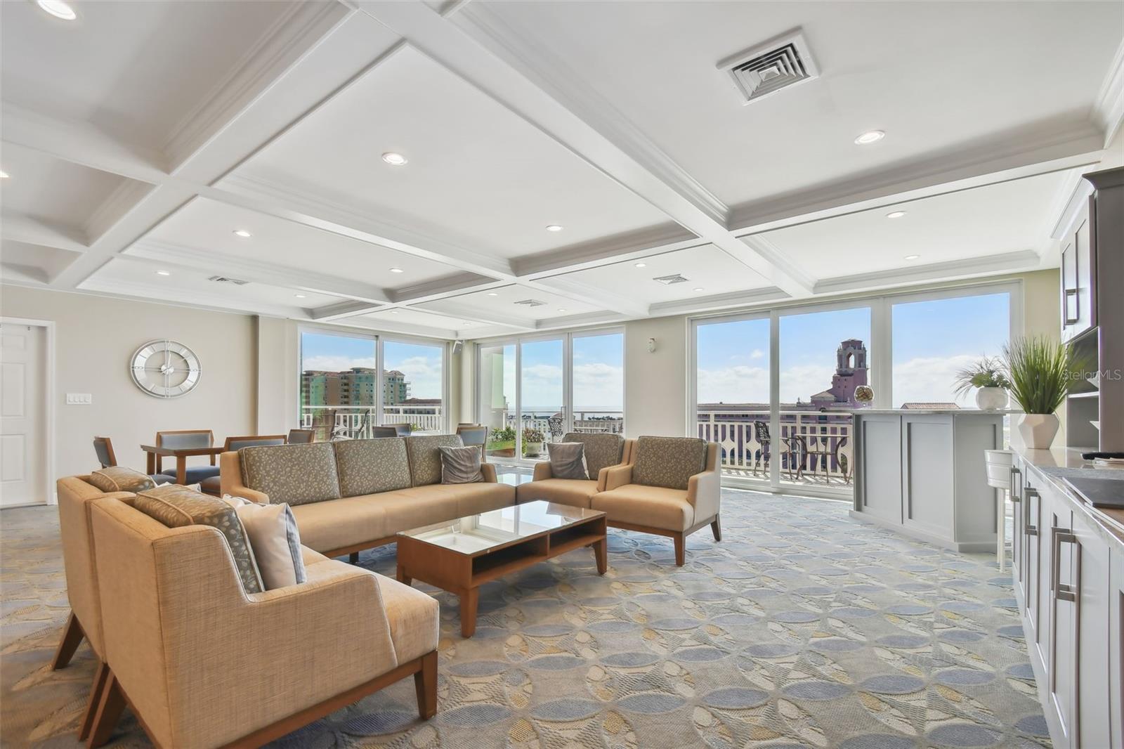 Perfect place for a party in this community room