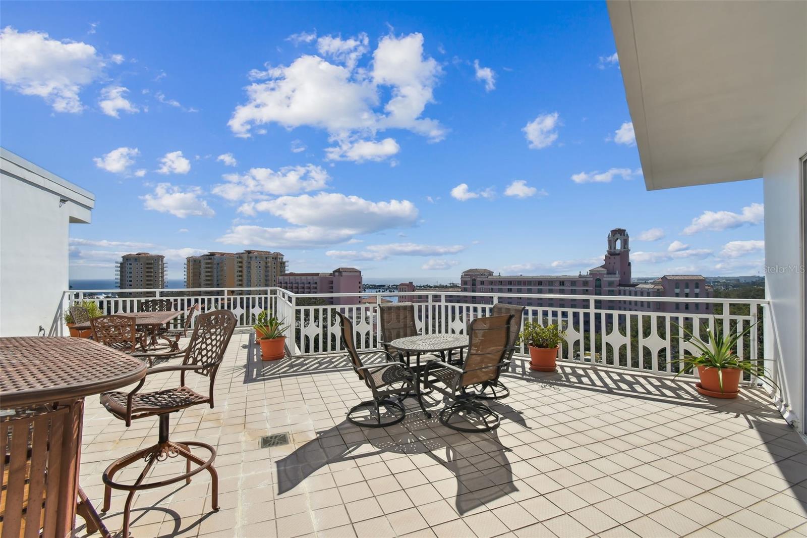 More space on rooftop deck