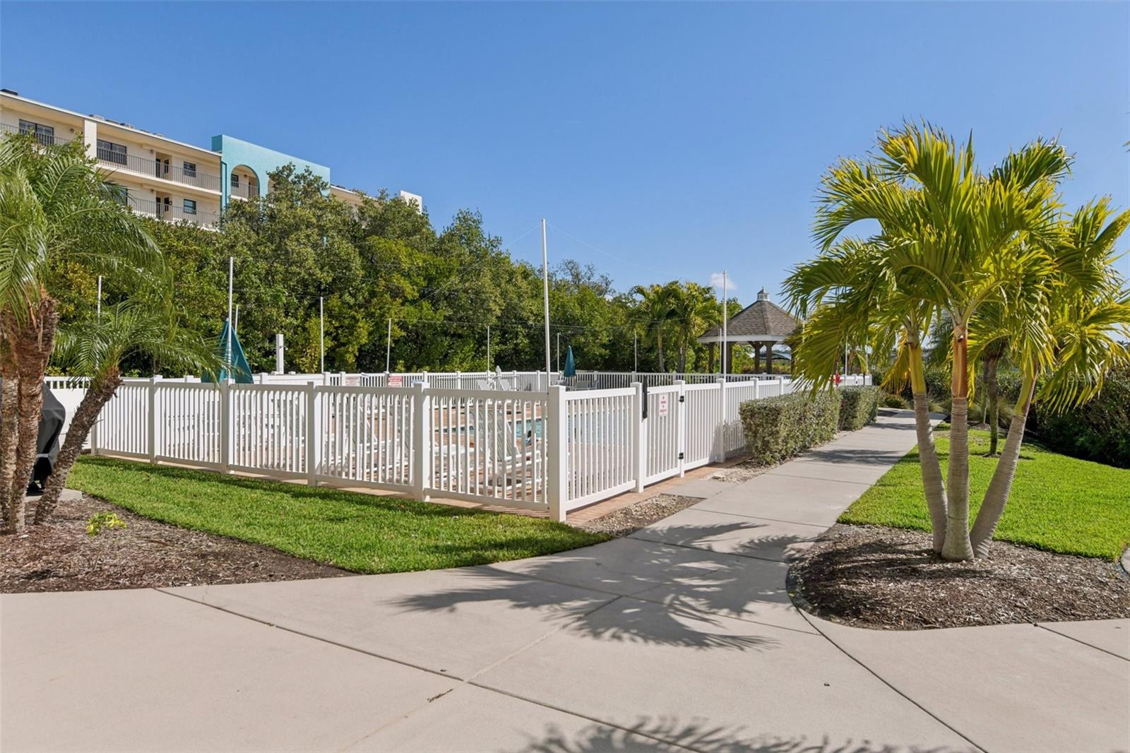 Beautiful heated pool and spa area.
