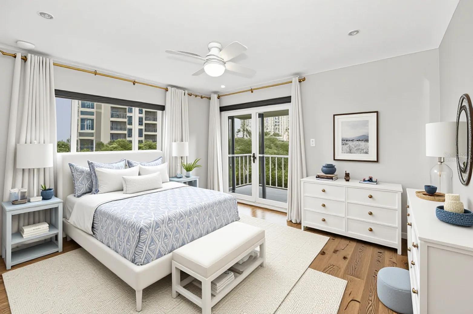 Upper Level Primary BR Virtually Staged