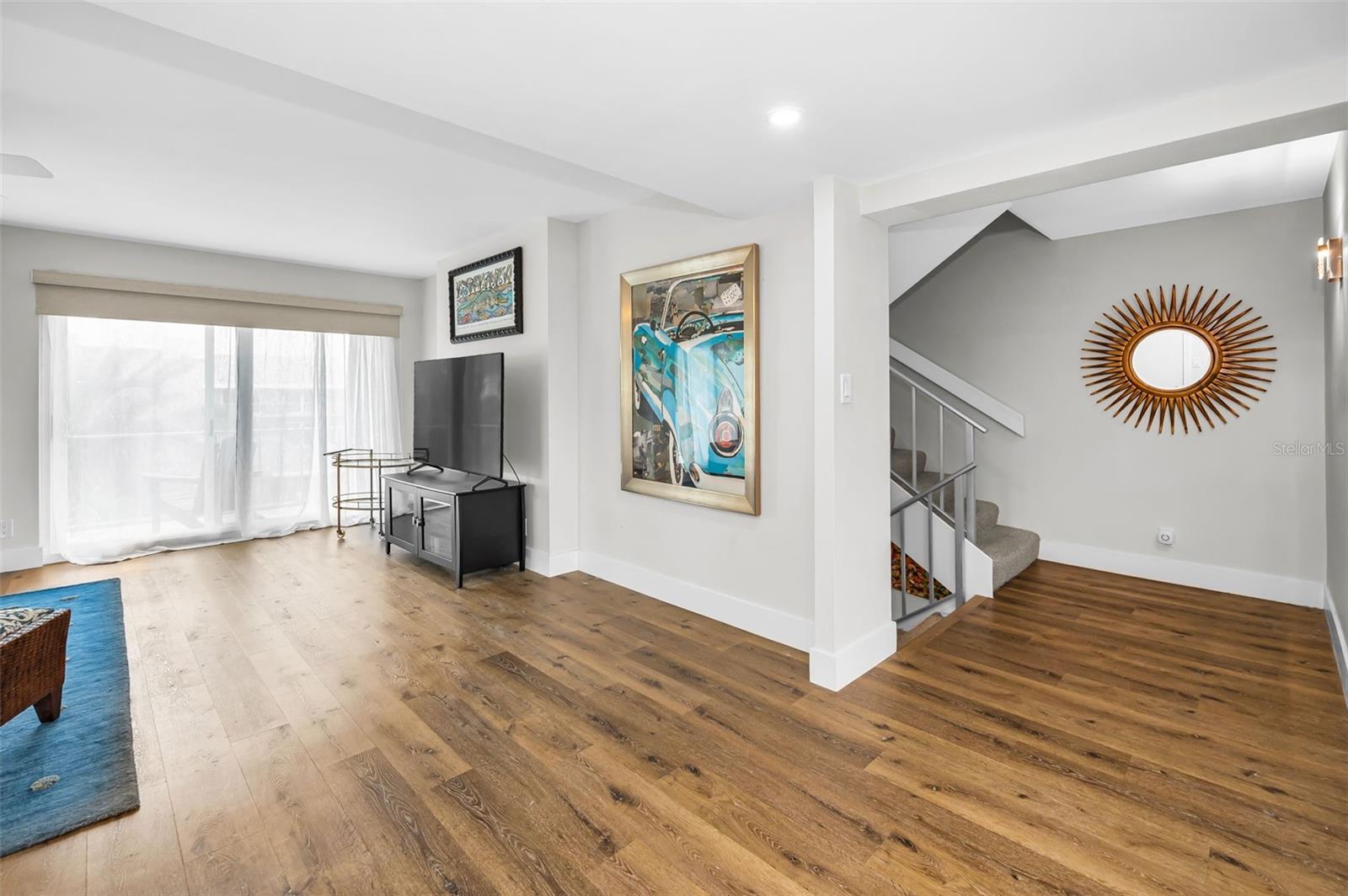 Main Level Living Area with its large Waterfront Balcony