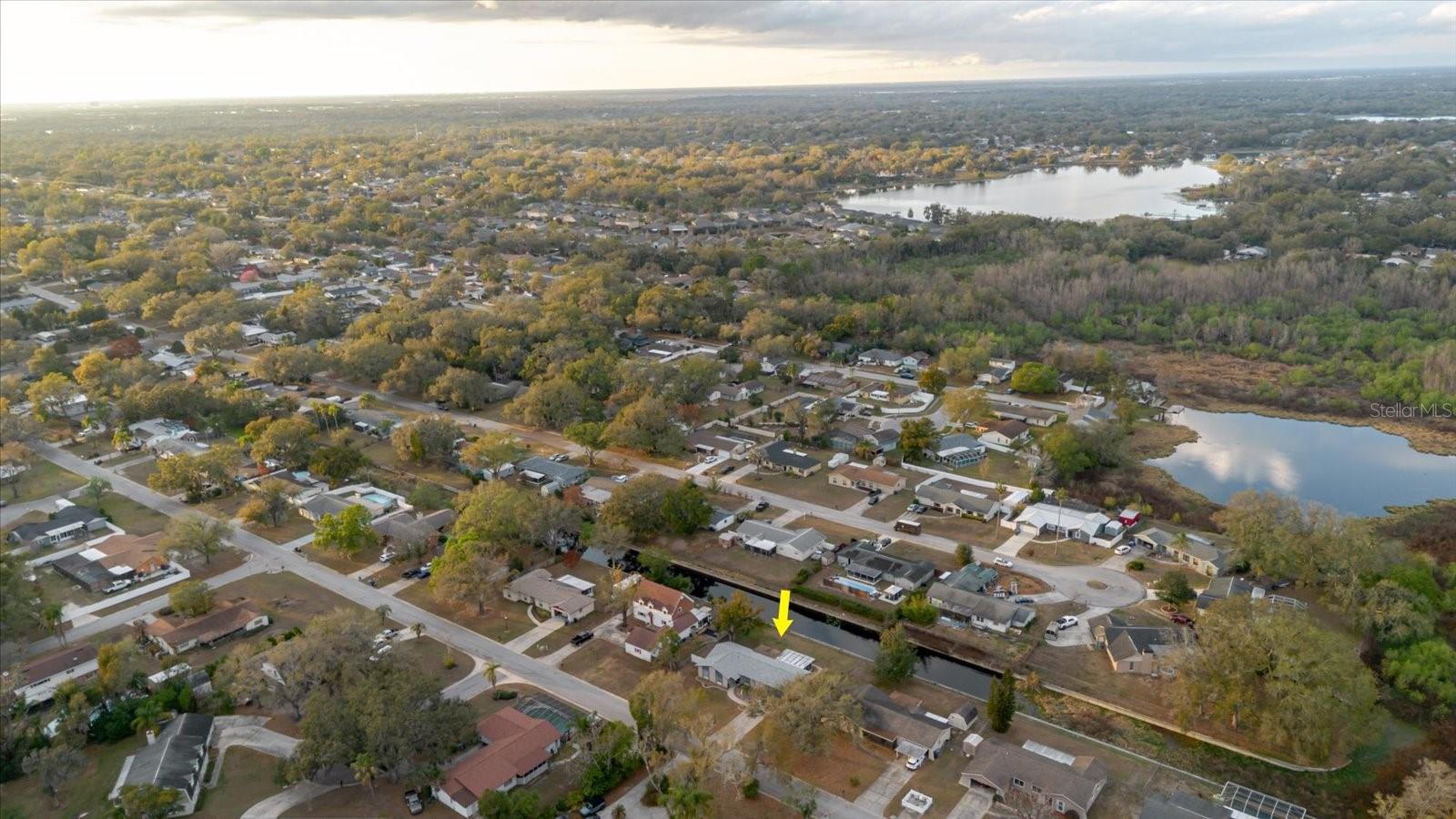 These two Lakes are not associated with the property.