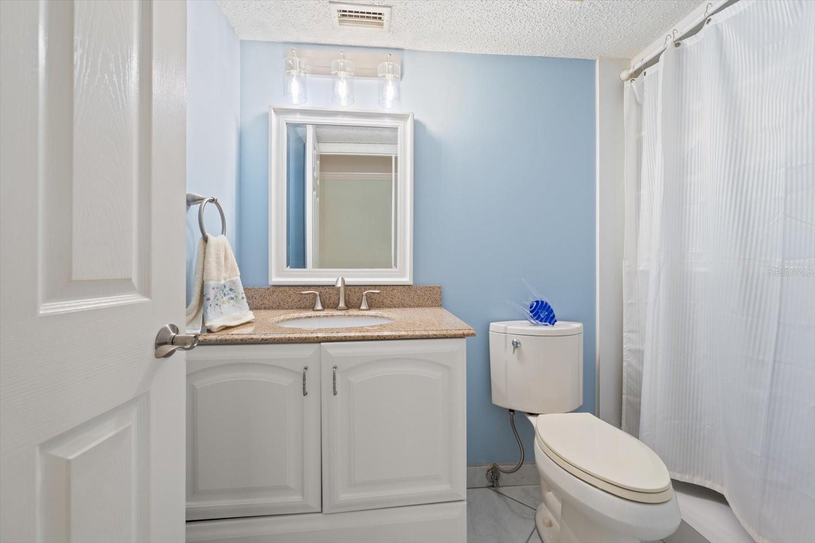 Half bath with extra storage