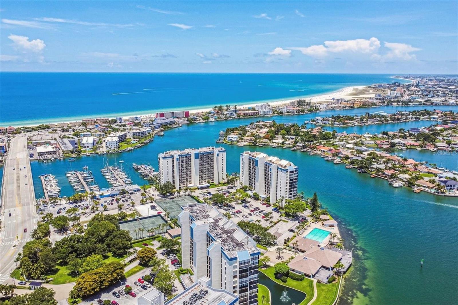 birds eye view of community