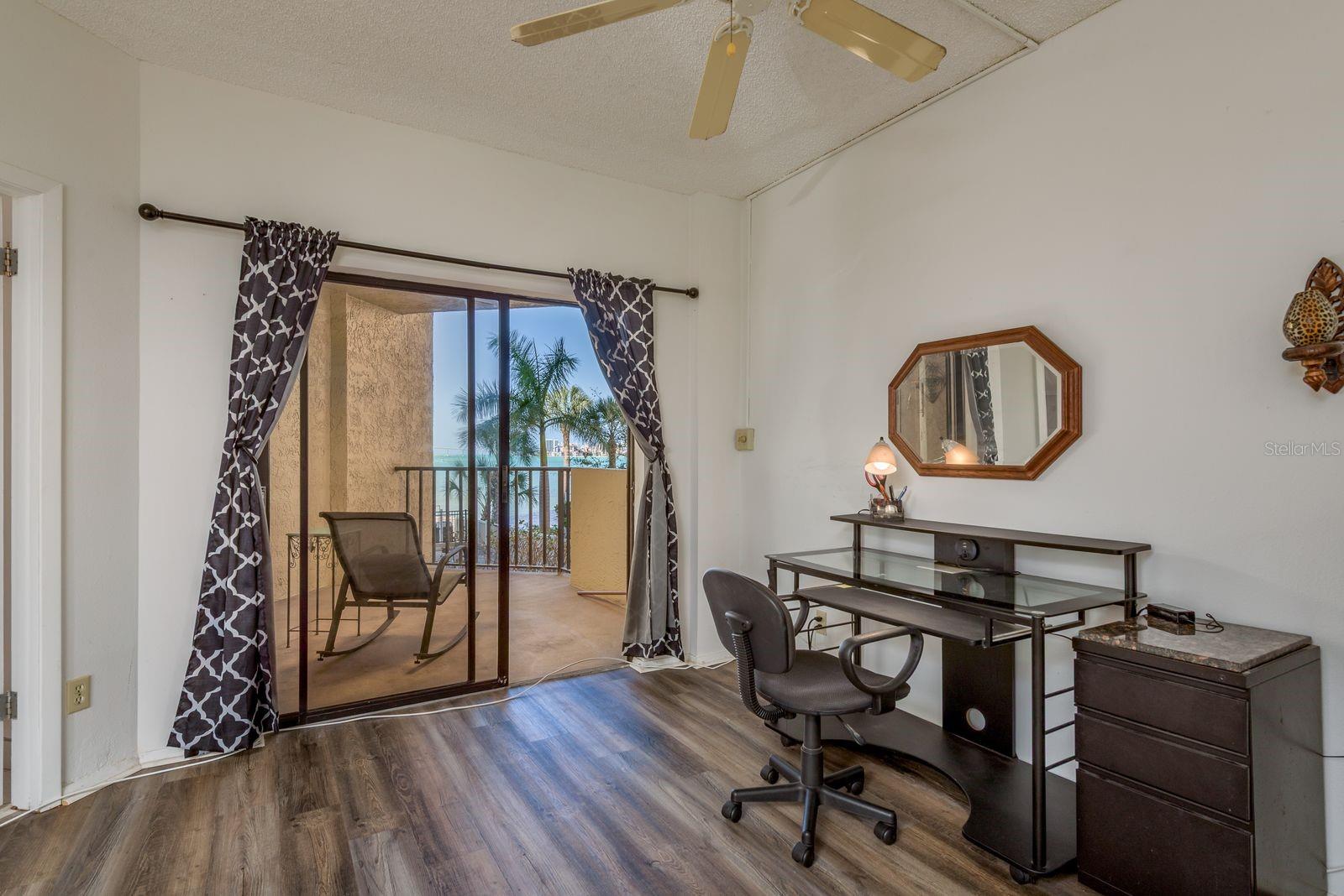 sliding glass door to patio