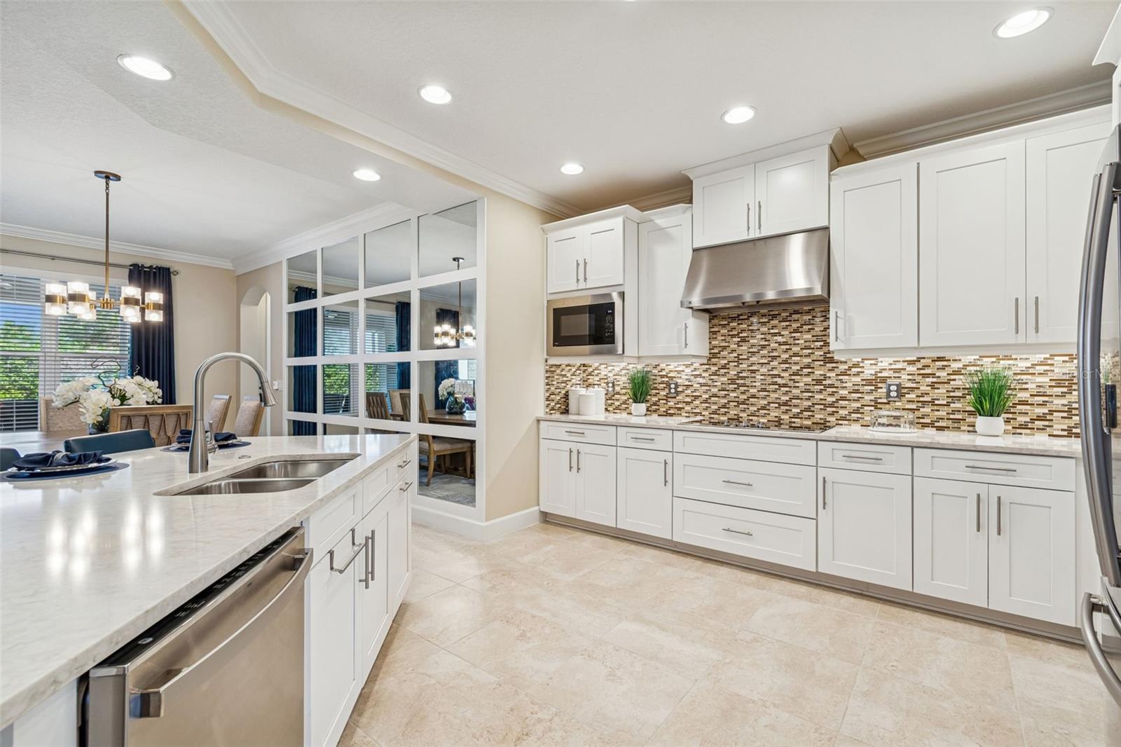 Gourmet Kitchen with Hood Vent