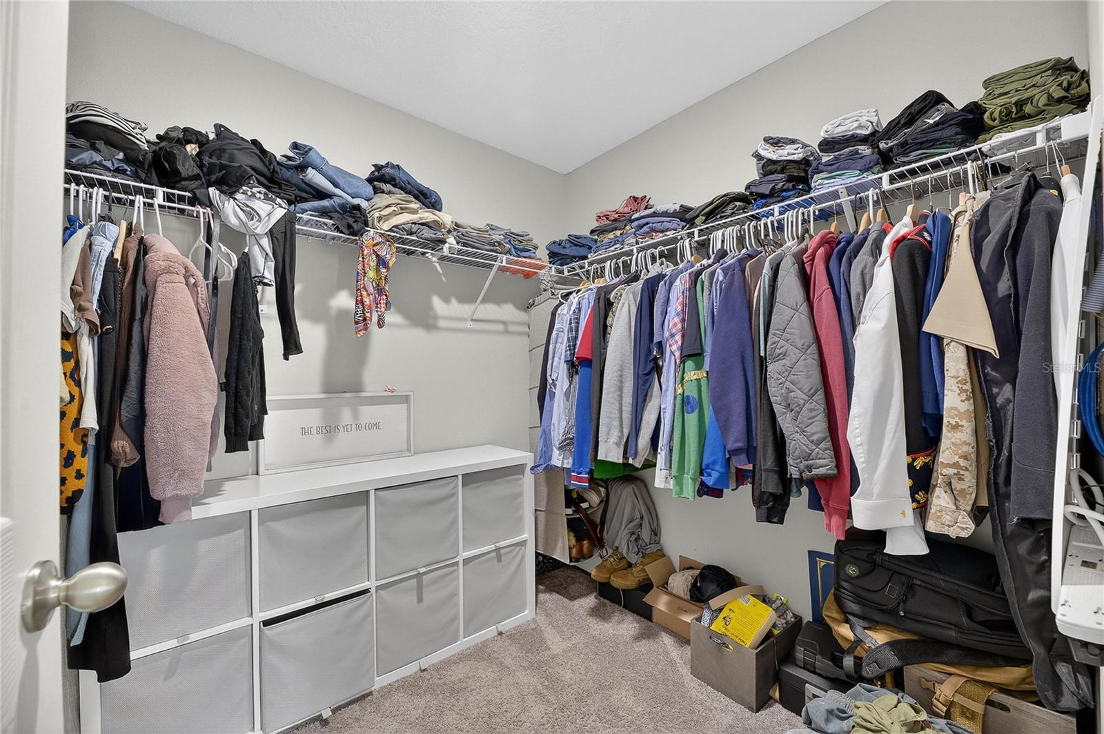 Primary closet