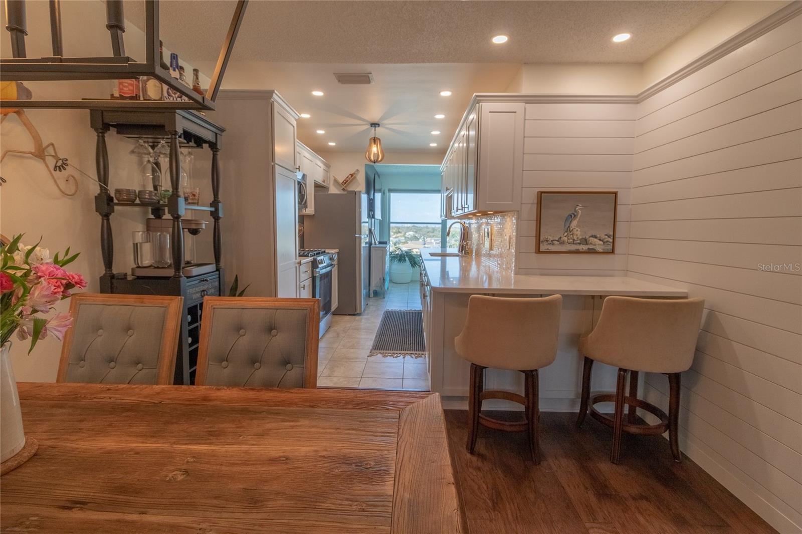 Dinning Room Area/Breakfast Bar in Kitchen.