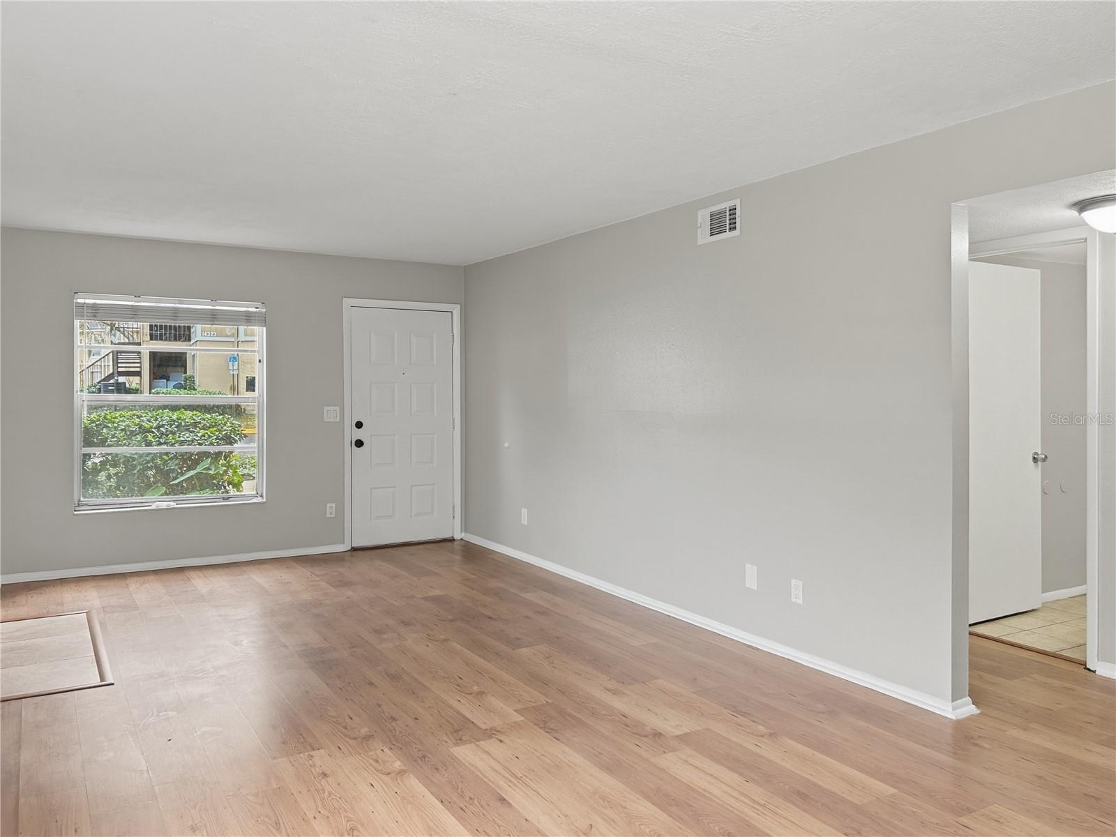 entry into bedroom area