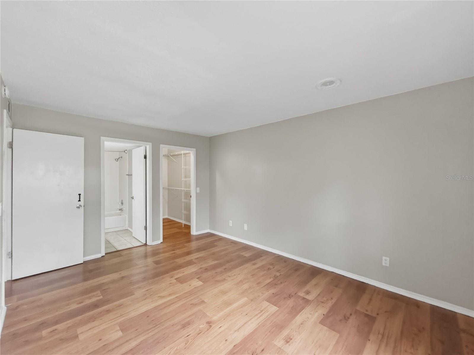 Master bedroom with ensuite bathroom