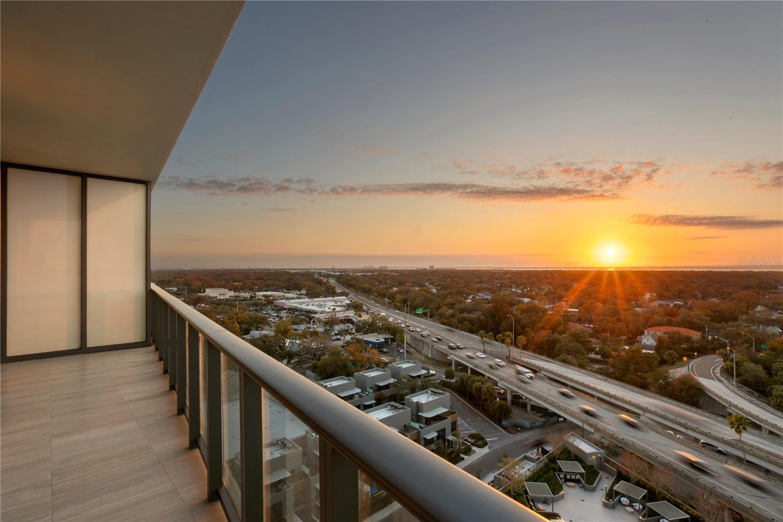 Twilight view boasts incredible sunsets