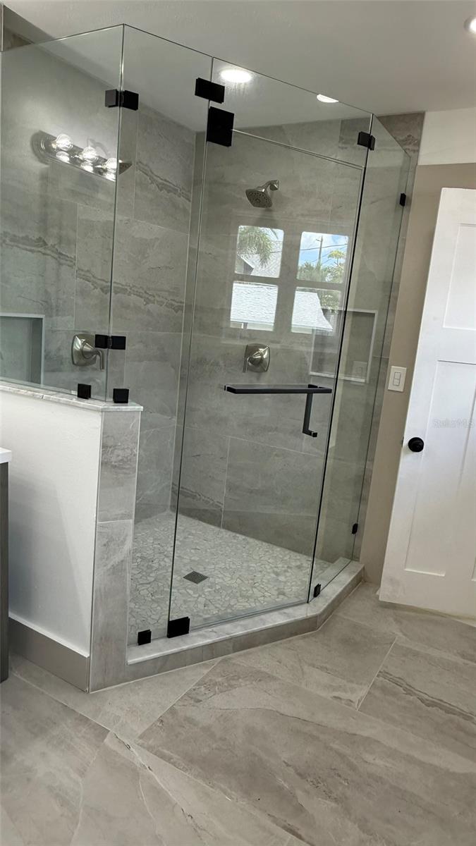 Luxurious Master Bath with Double Shower.