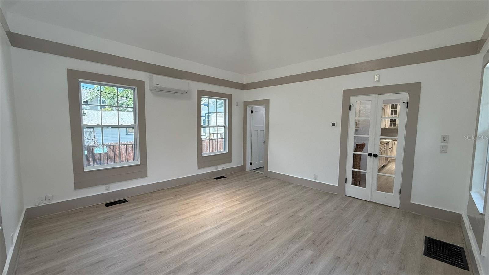 Vaulted Ceiling with Skylight in Master Suite.