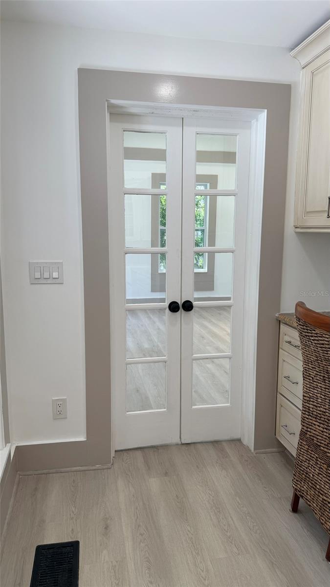 French Doors to Master Suite