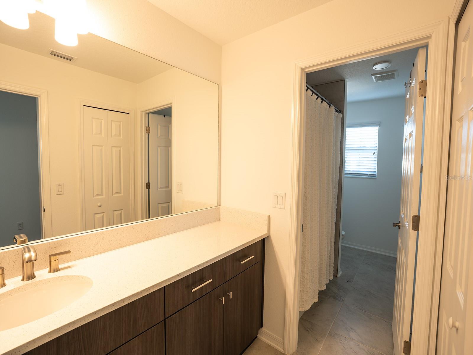 Bathroom #3 has separate tub and toilet for added privacy!