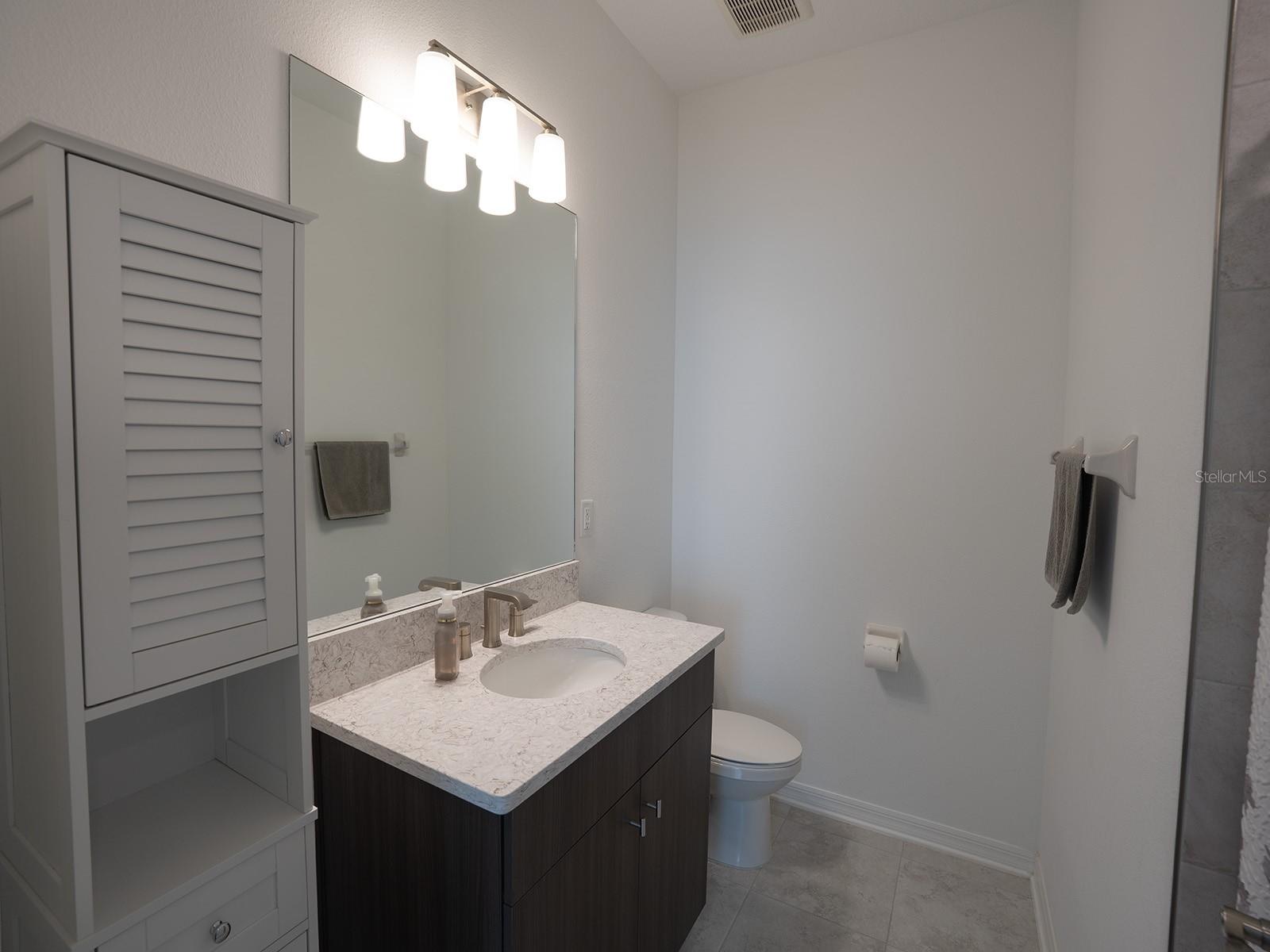 Full Bathroom #2 with shower on first floor