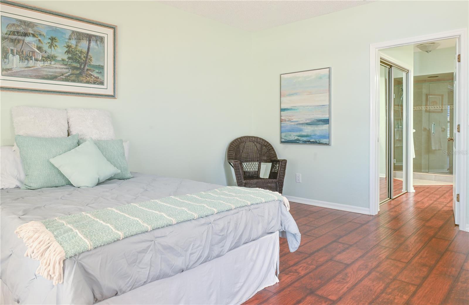 Generous primary ensuite