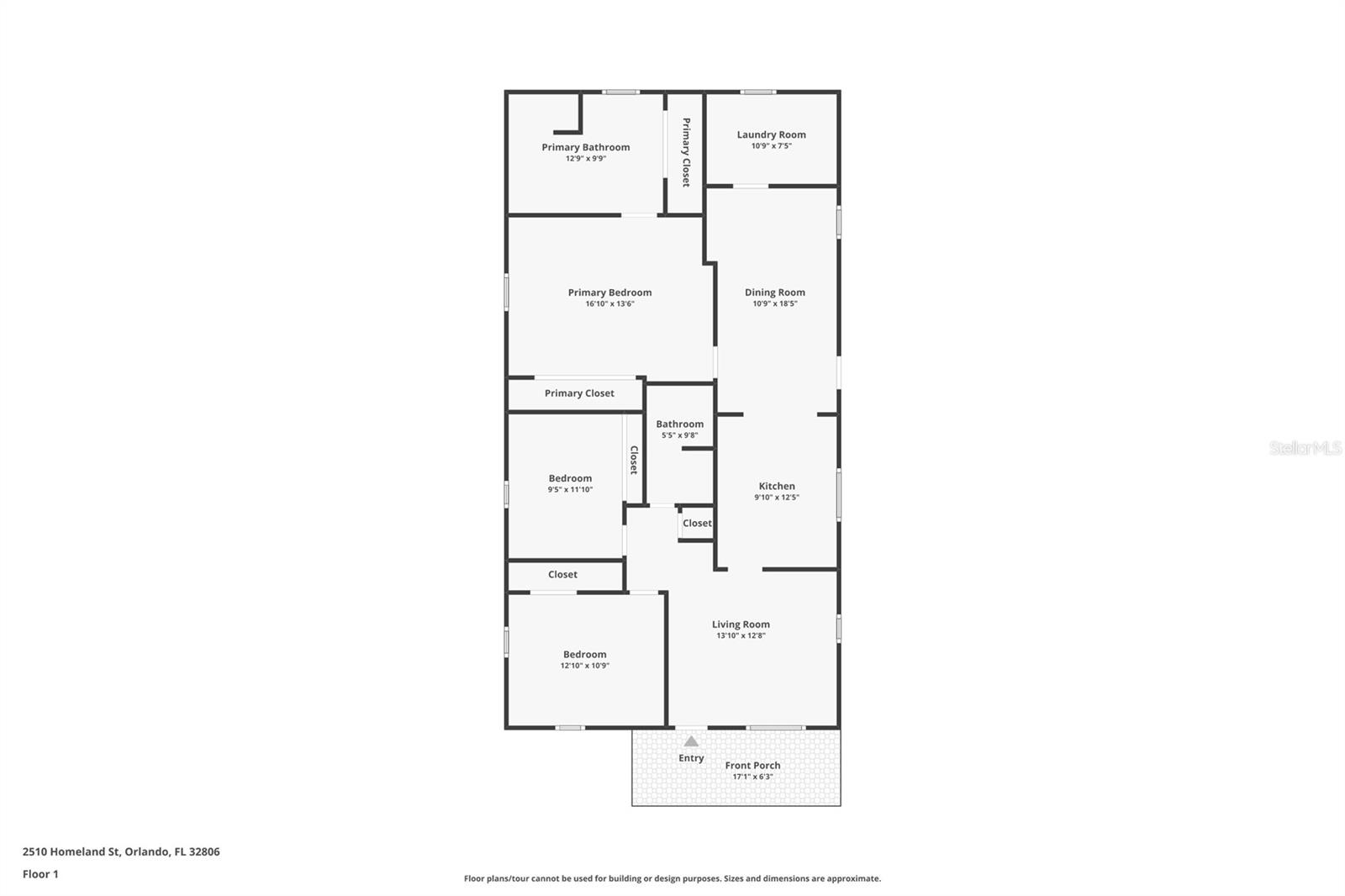 2510 HOMELAND ST, ORLANDO, FL, 32806