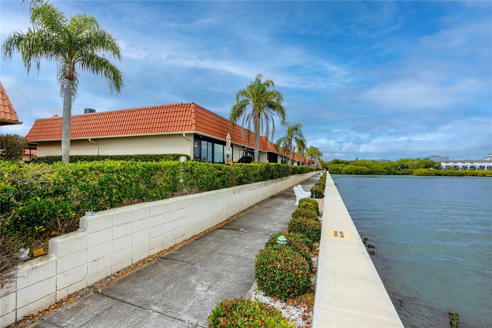 Walk path around community