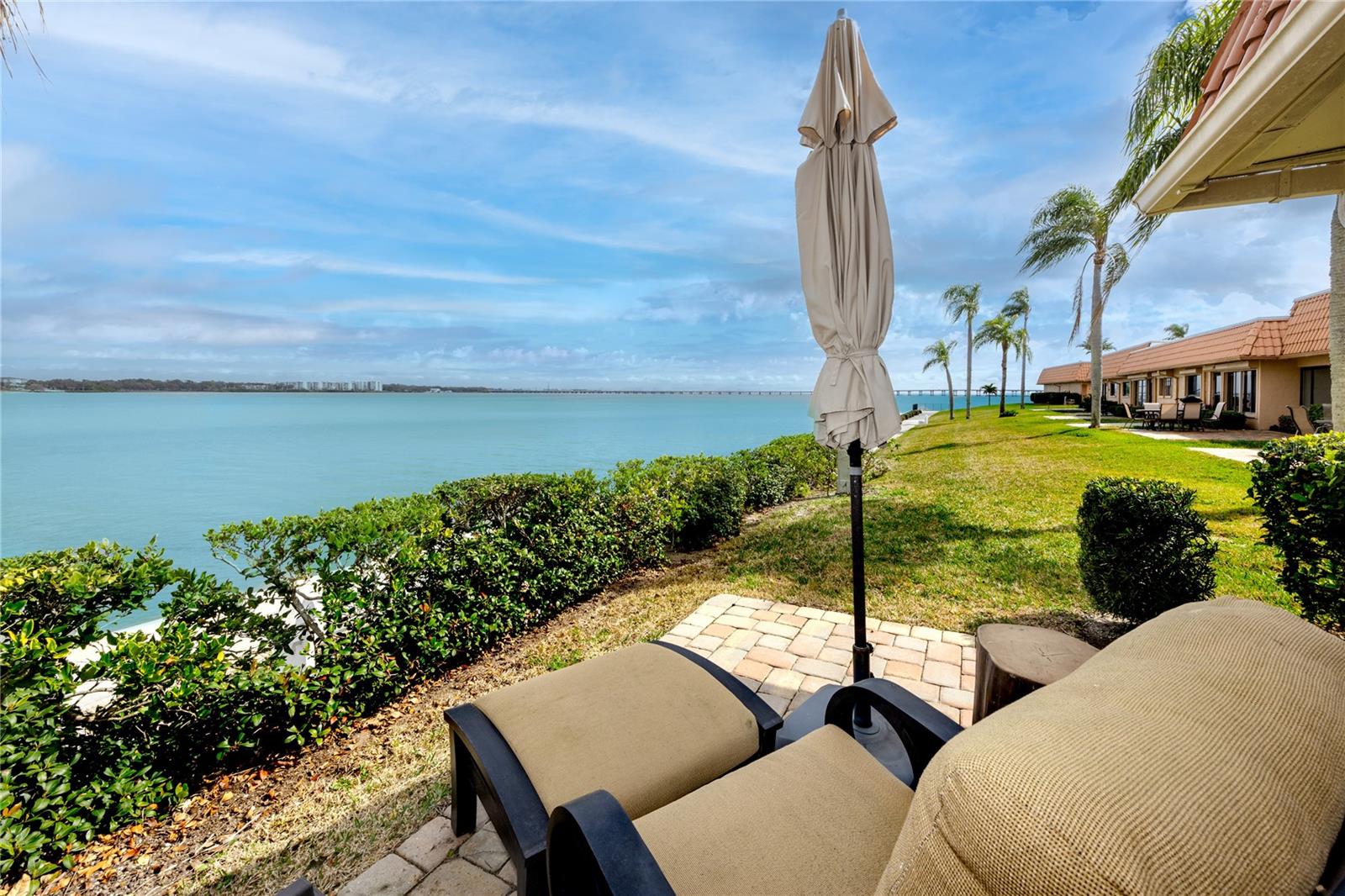 Views of Tampa Bay!  Enjoy the sunrises from your bedroom and Florida Room.