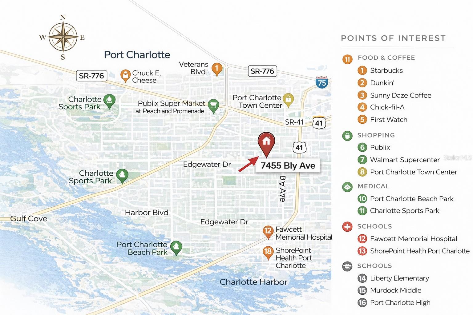 17455 BLY AVE, PORT CHARLOTTE, FL, 33948