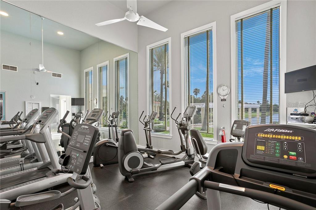 Workout facilities on the Dolphin Cay campus