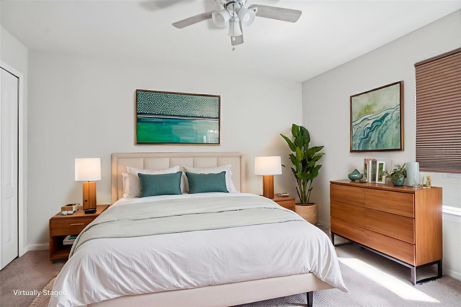 Virtually Staged- 2nd Bedroom