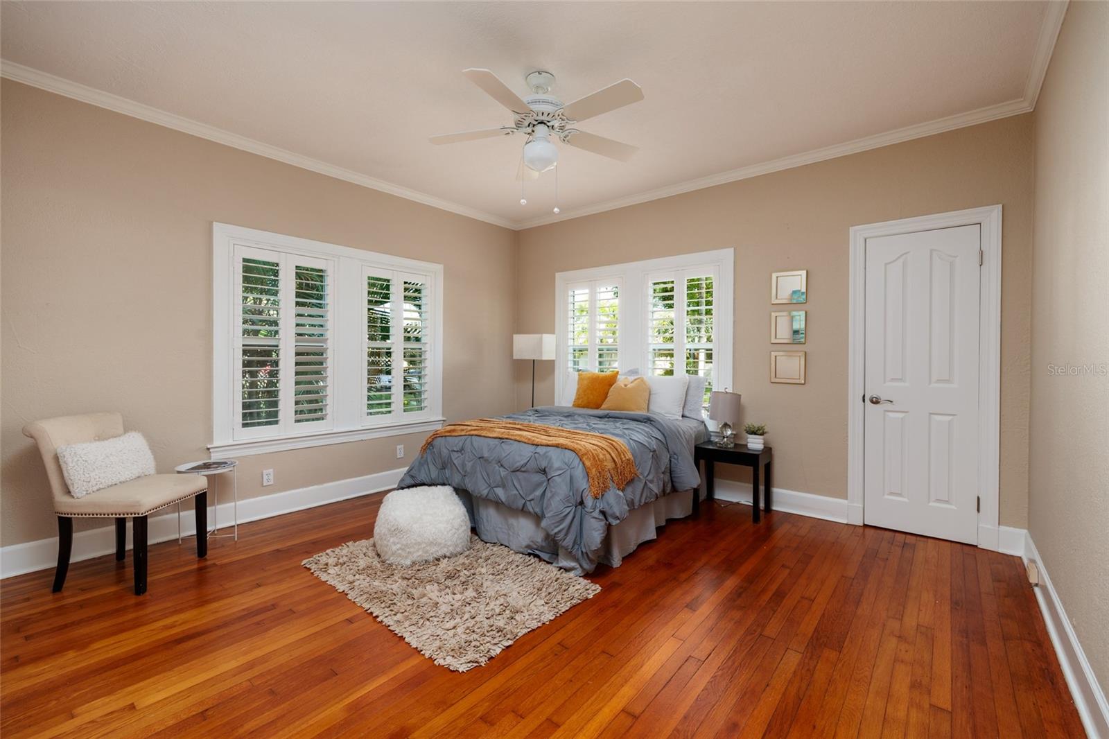 2nd Bedroom has 2 closets!