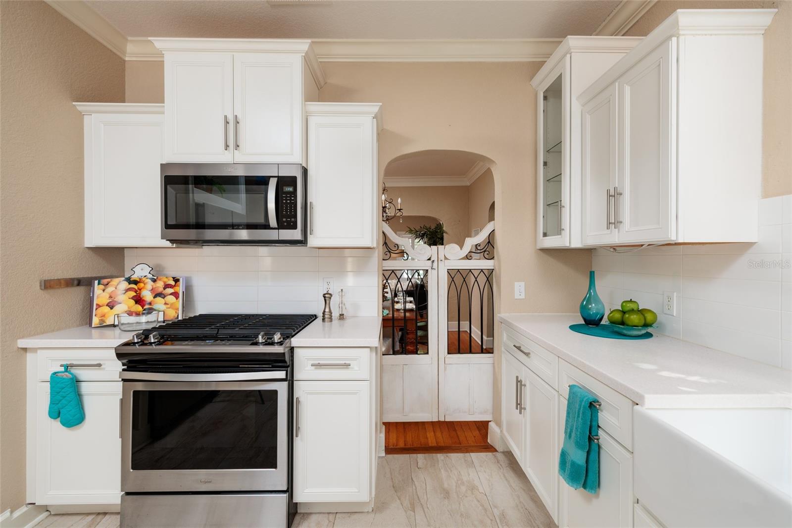 Cottage doors to the Living Room!