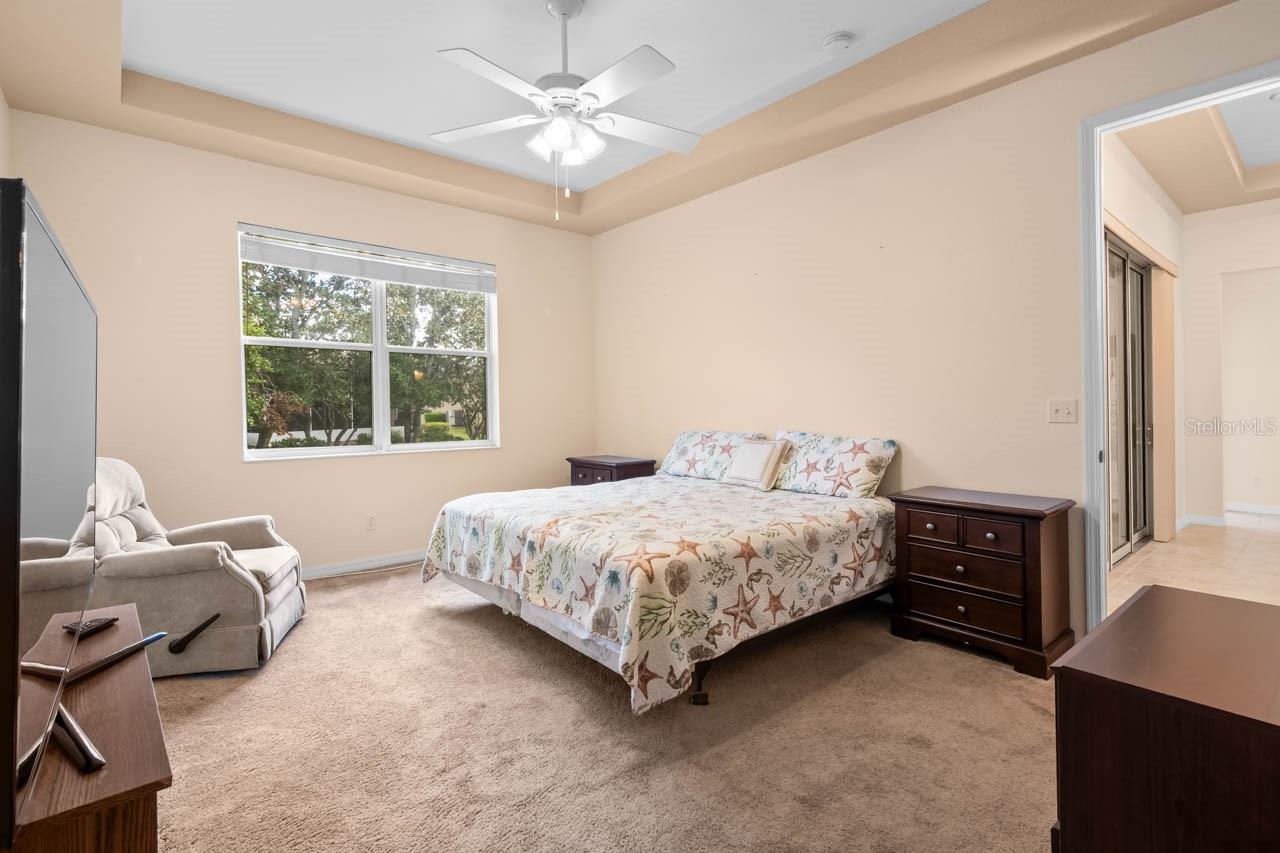 Large master with room for a king bed plus more!