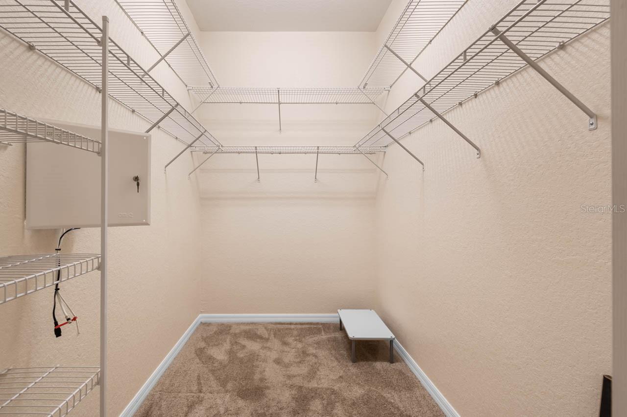 Large master closet