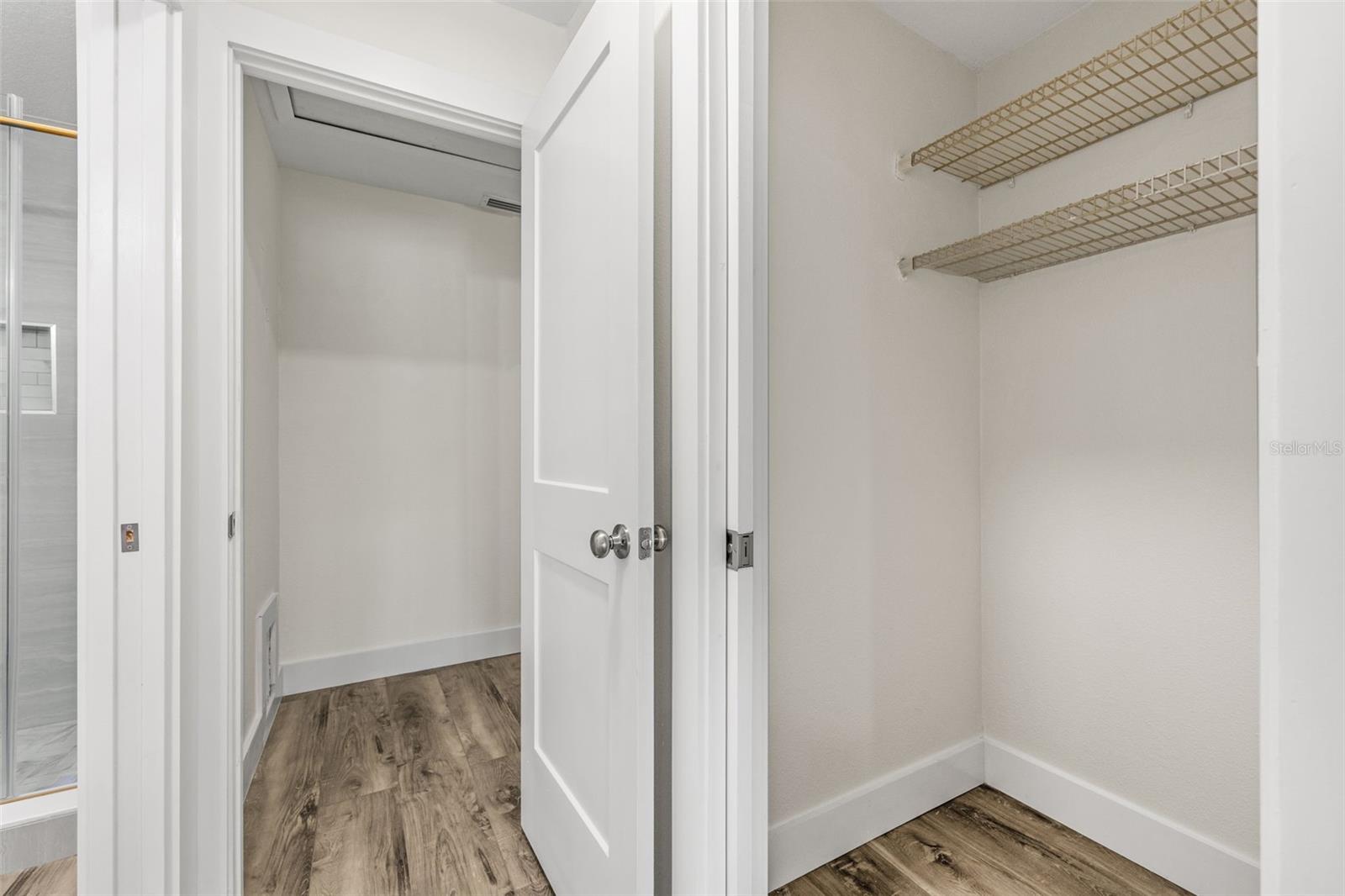 his/ hers walk in closets