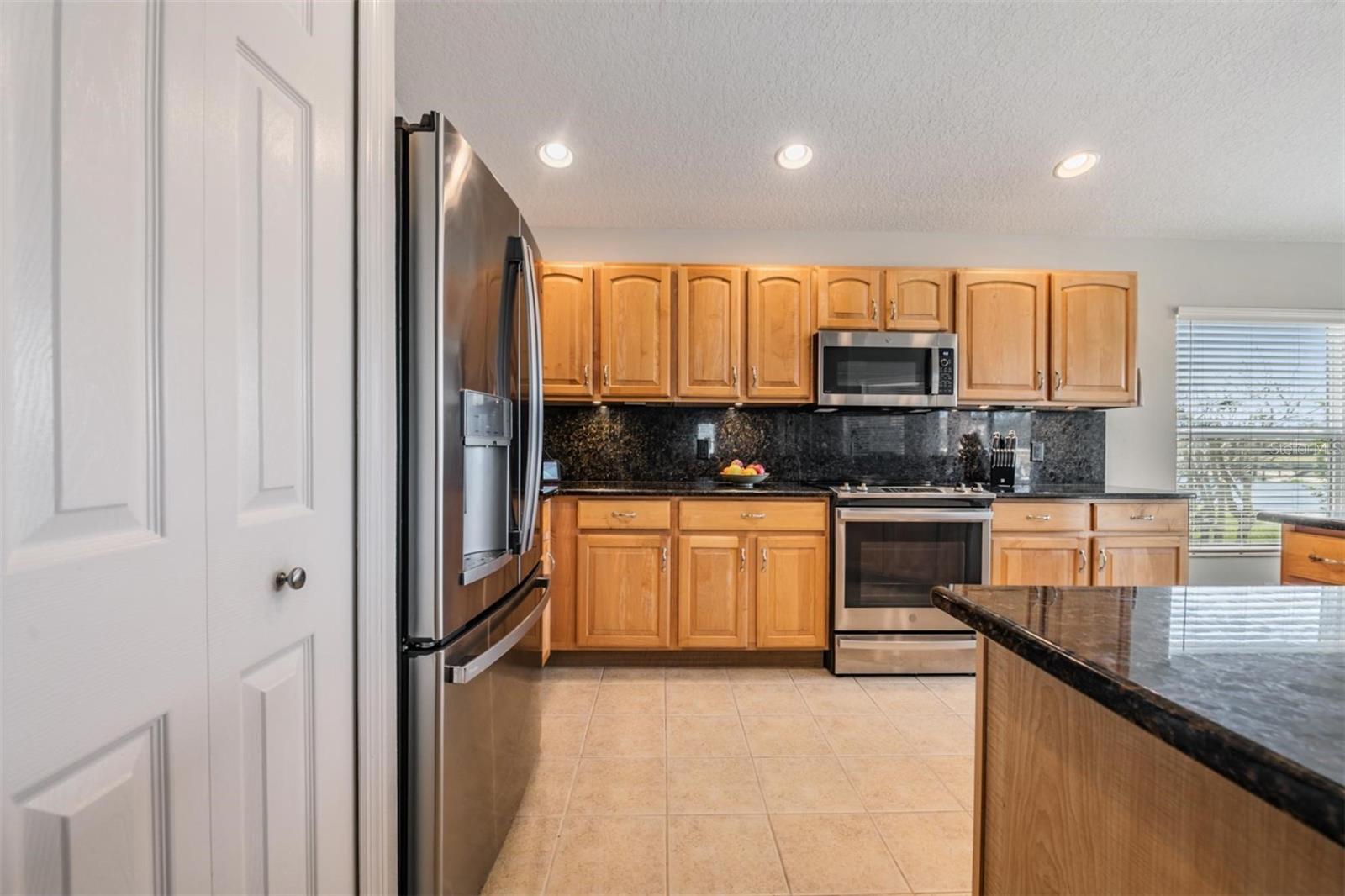 More than ample counter and cabinet space