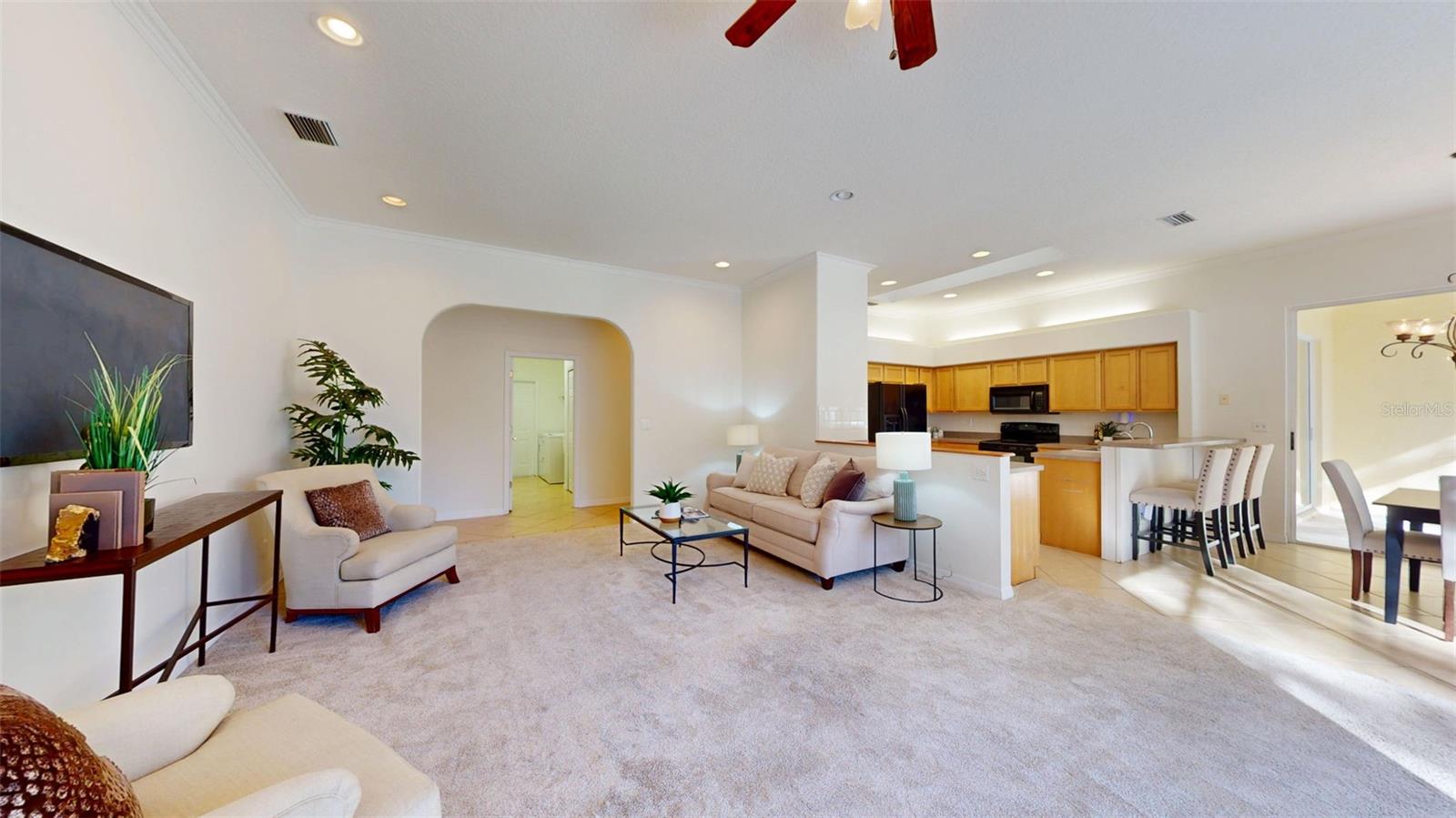 Living Room and Kitchen