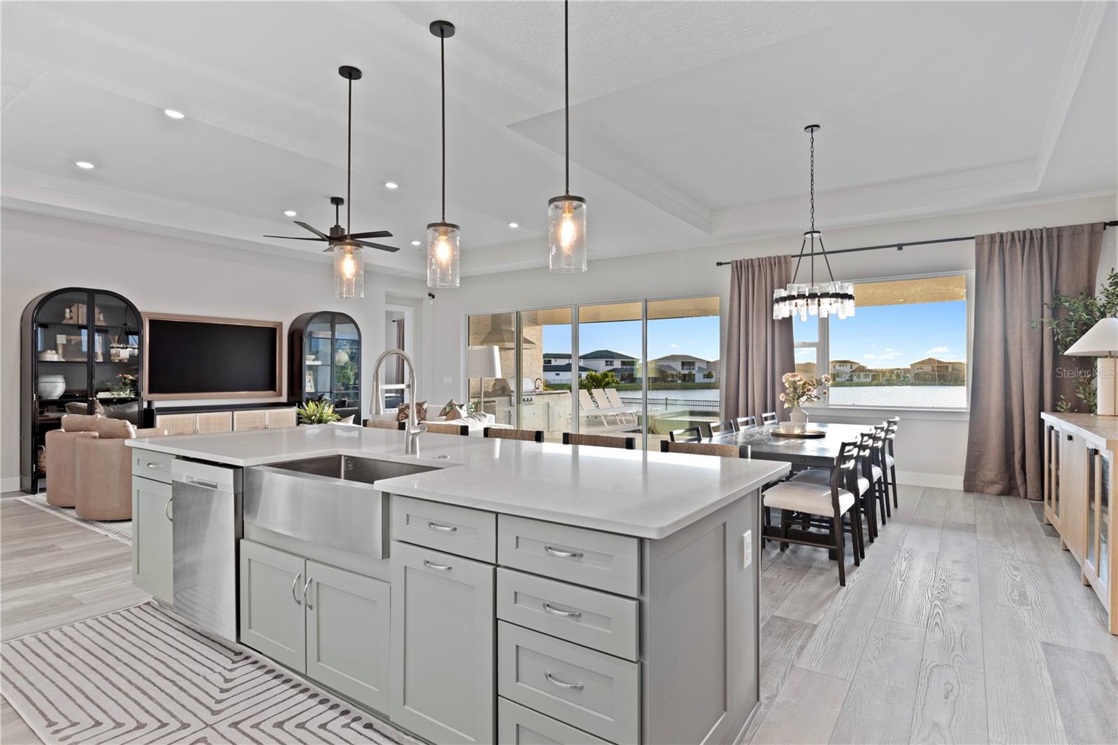 Panoramic view of outdoor from while cooking