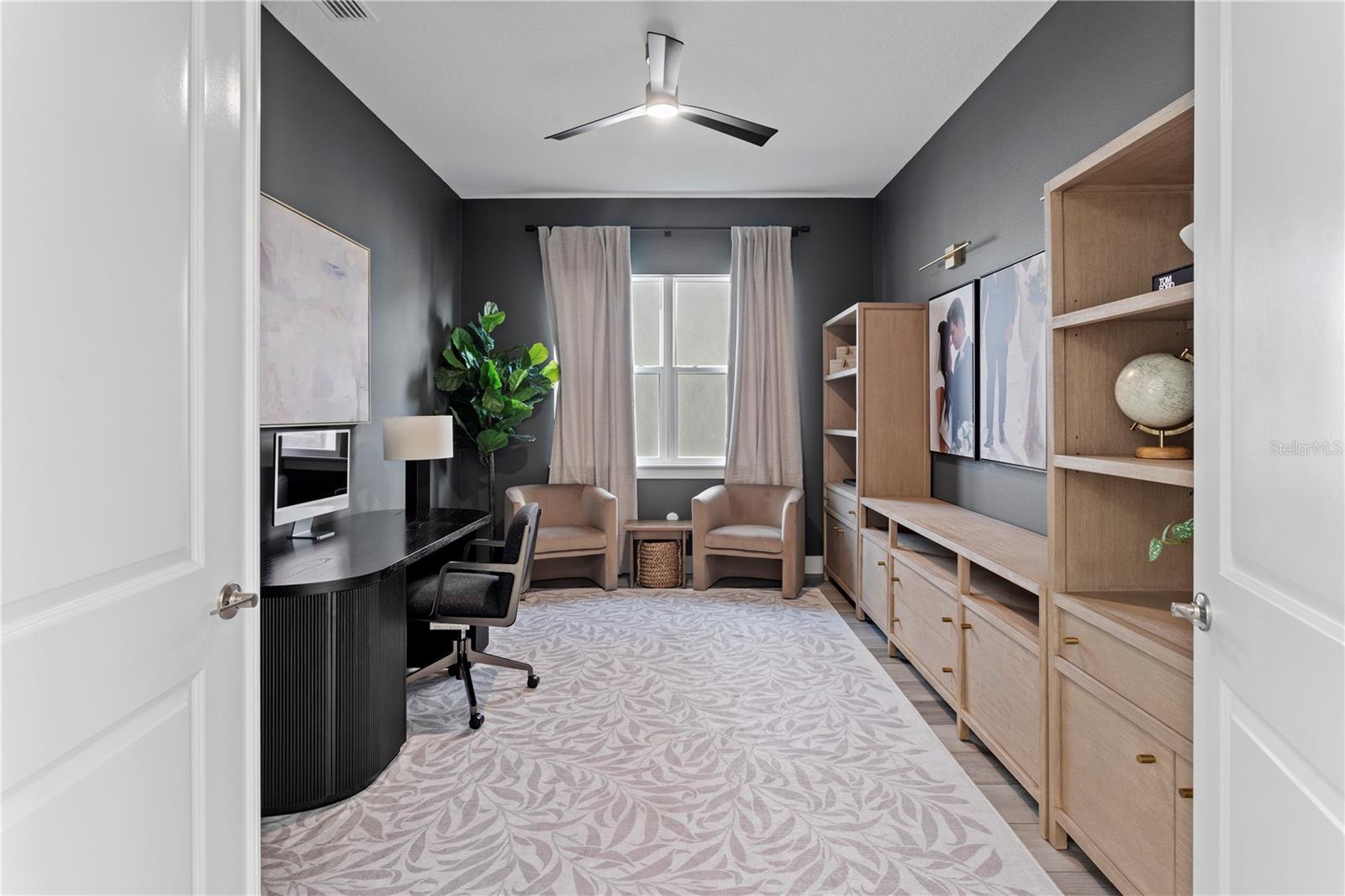 Dedicated office space perfect for remote work.