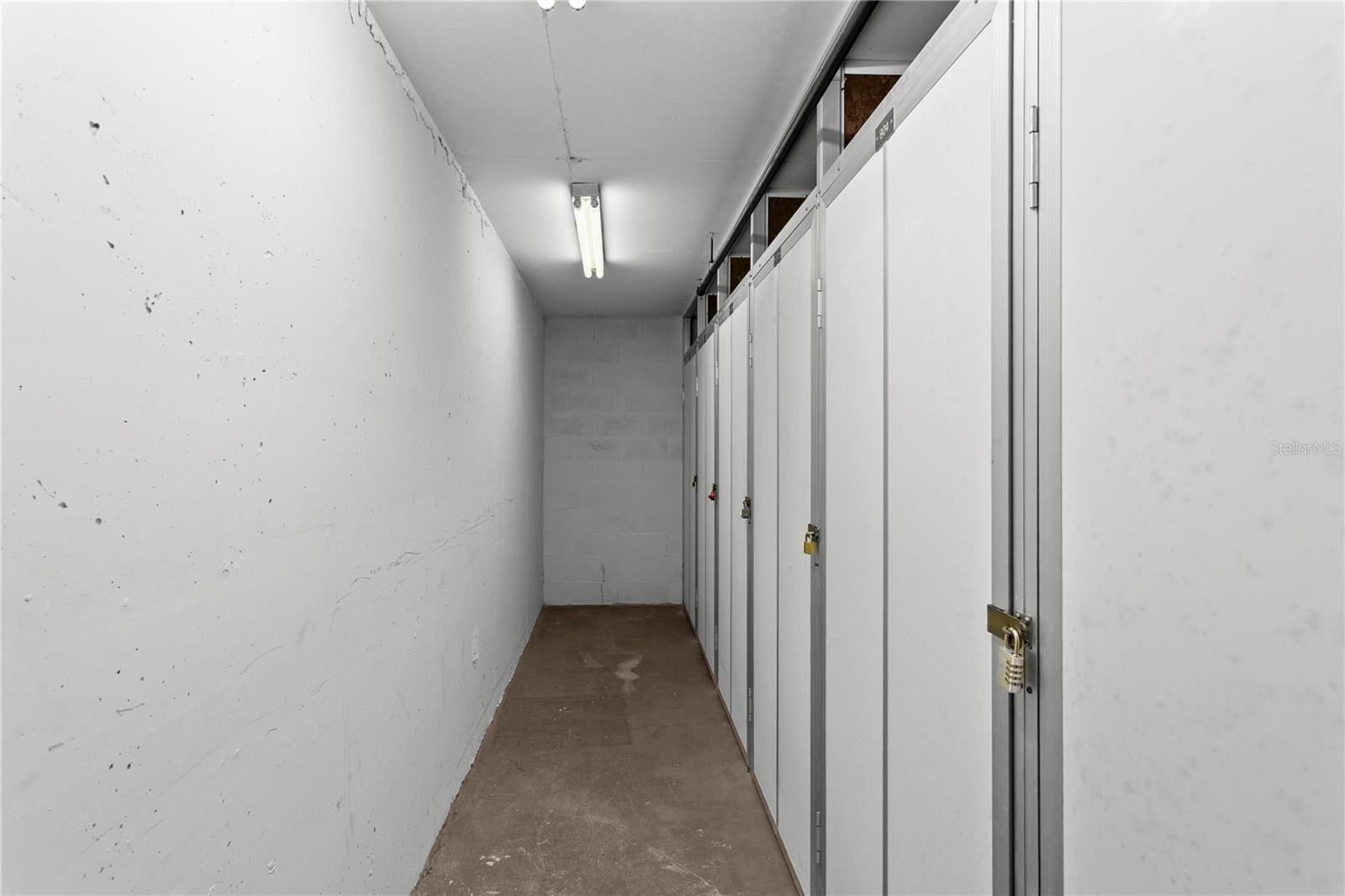 There is also a dedicated storage unit on the same floor for added convenience.
