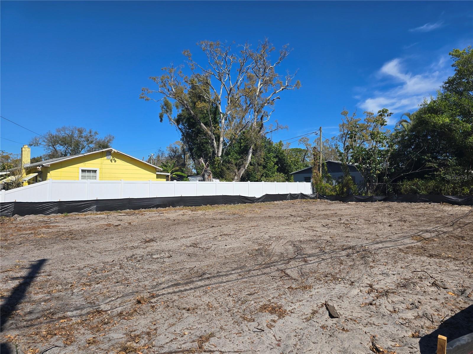 VACANT LOT PRE-CONSTRUCTION