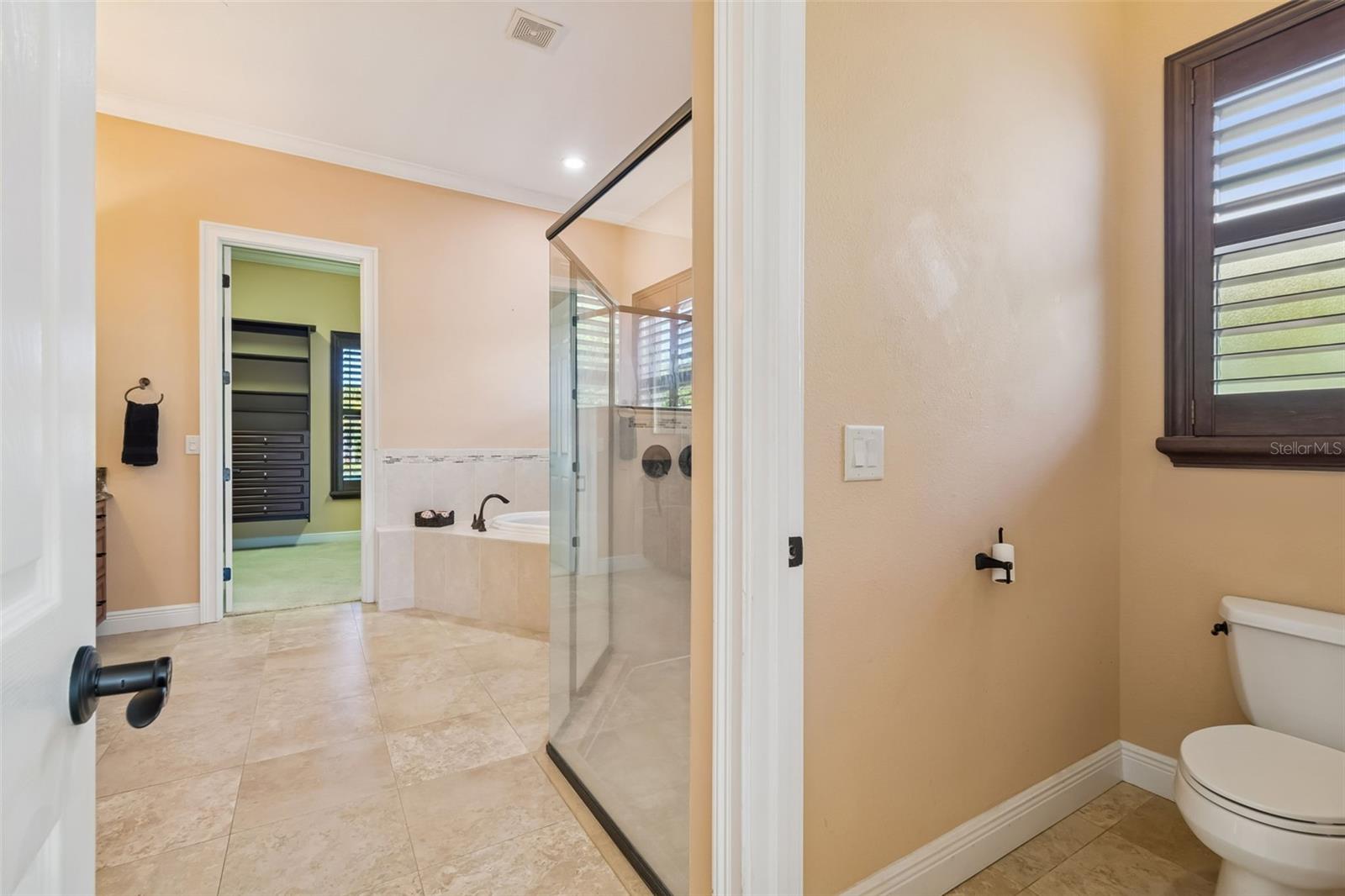 Entrance to primary bathroom