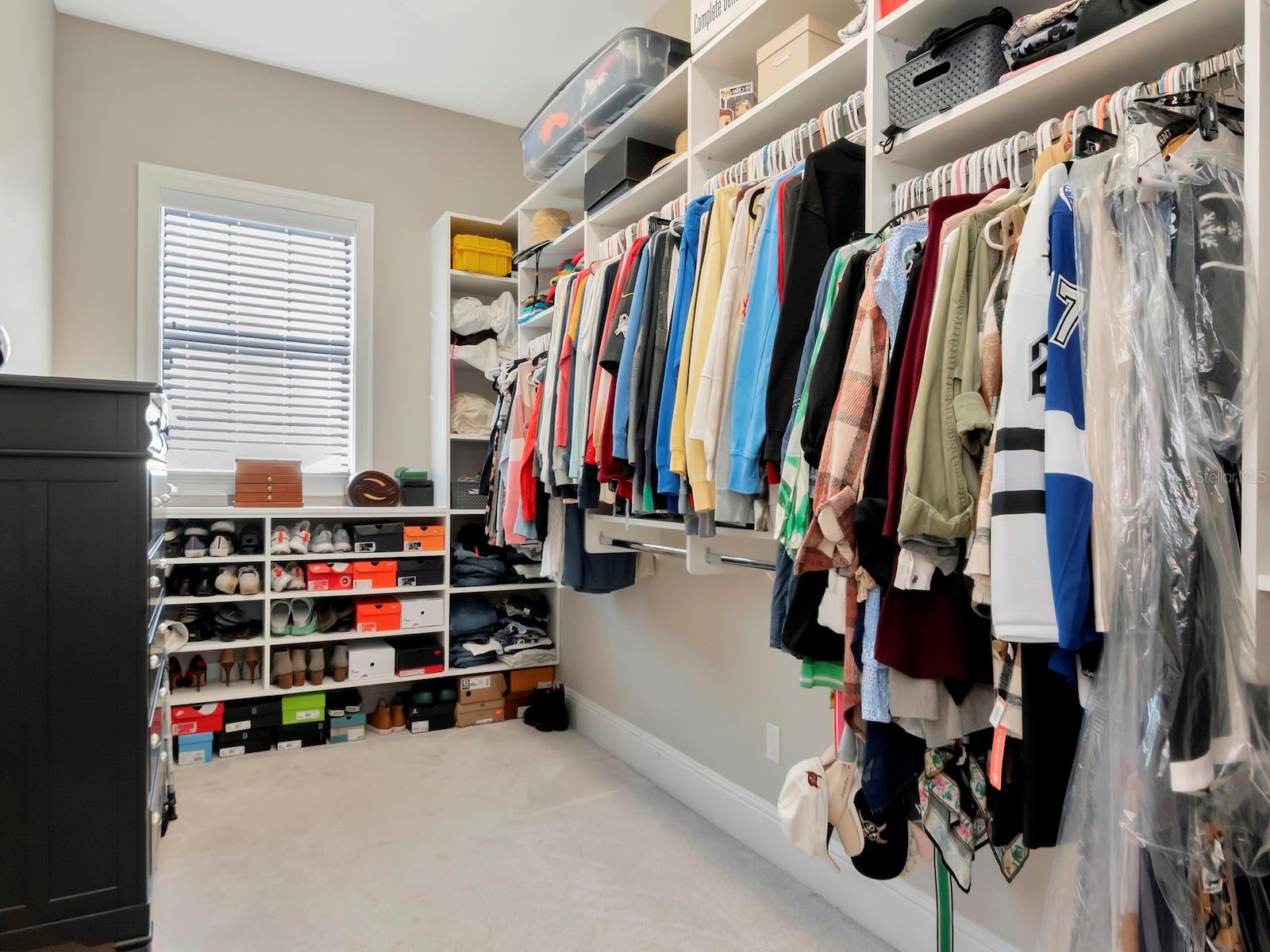 wo oversized walk-in closets in primary suite