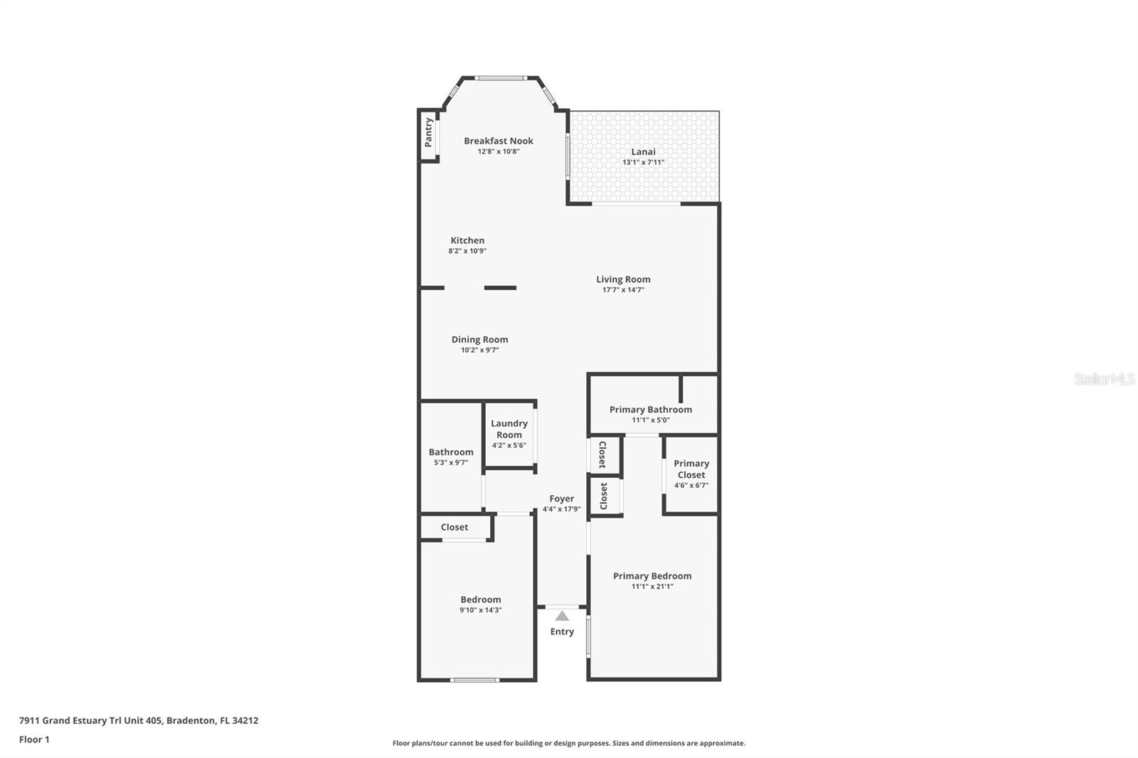 7911 GRAND ESTUARY TRL #405, BRADENTON, FL, 34212