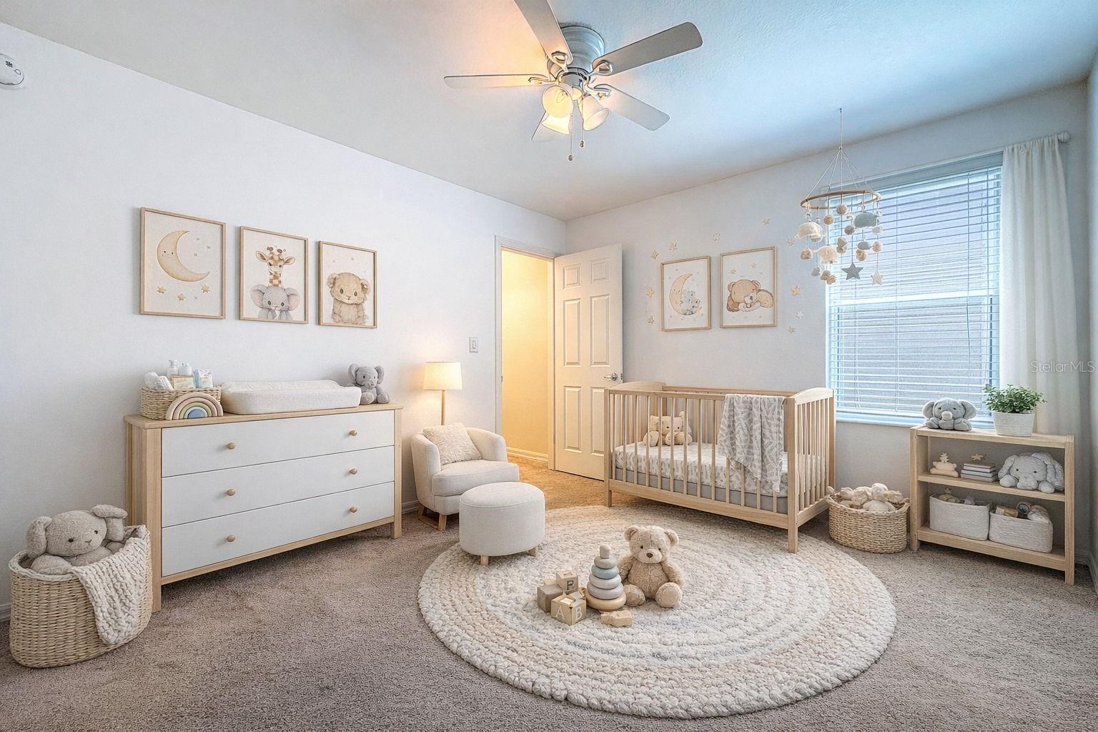 Bedroom Furniture digitally staged