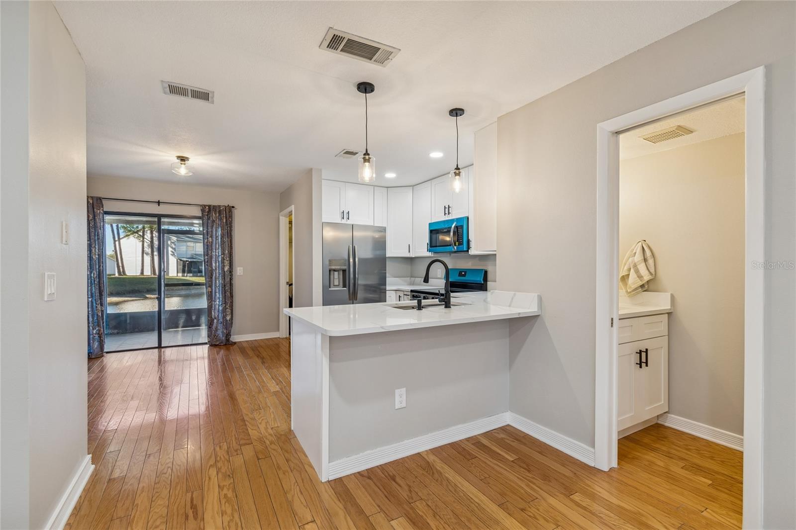 Kitchen open to main living area