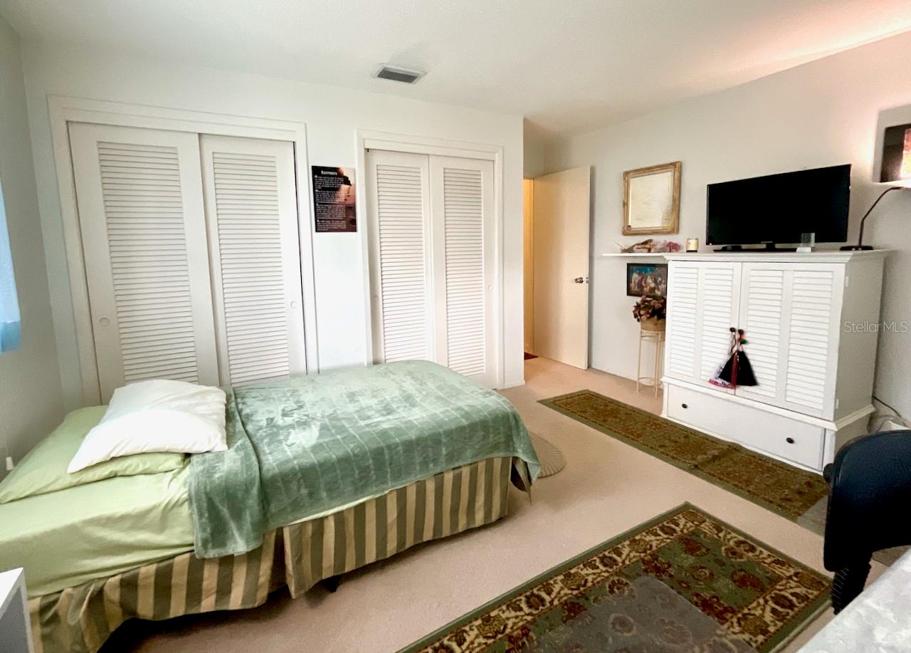 30-Guest bedroom with large closet and hall door