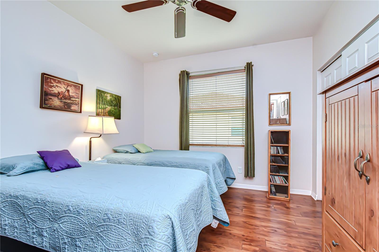 Second bedroom with French doors!