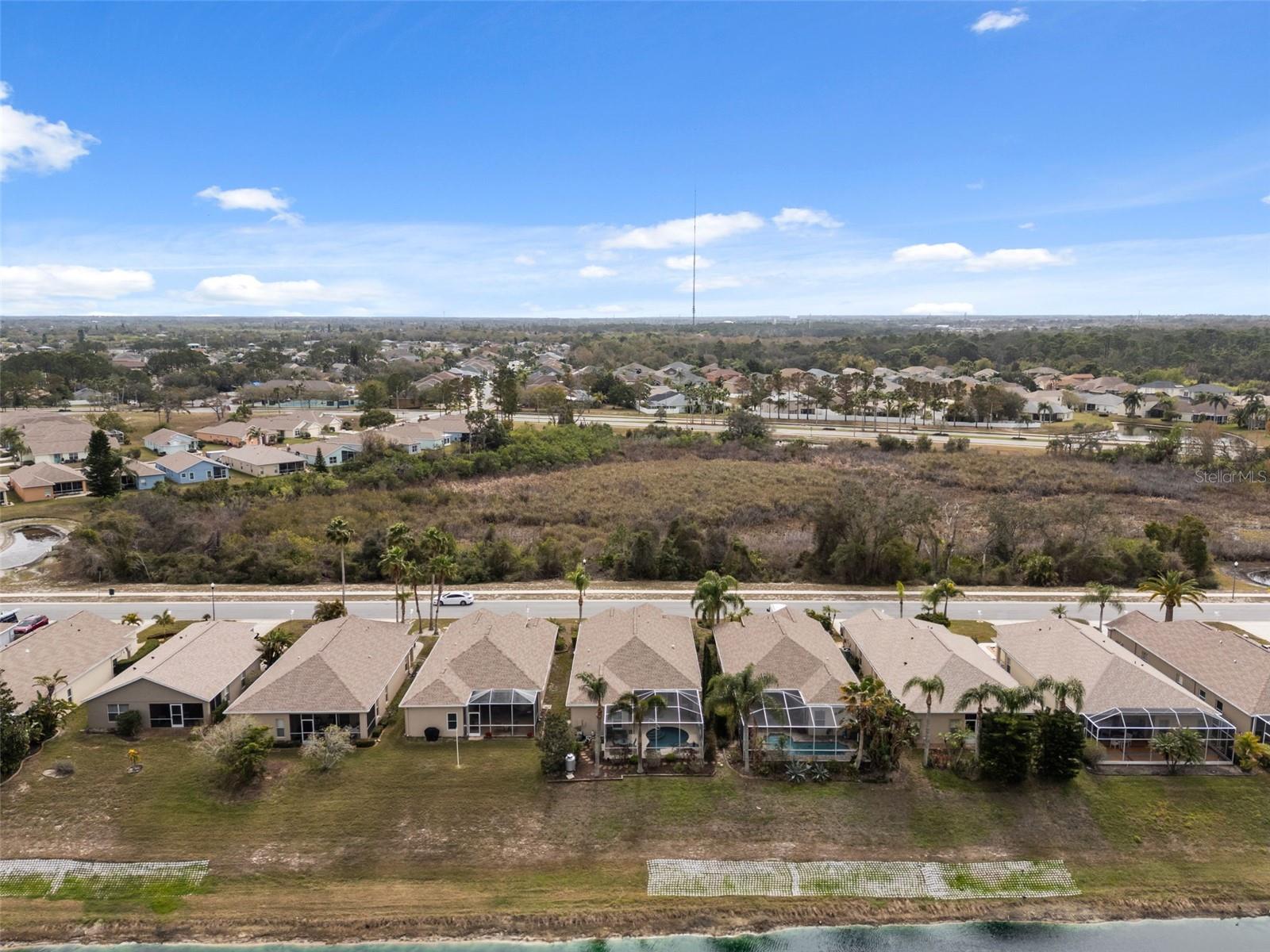 Drone View from Rear