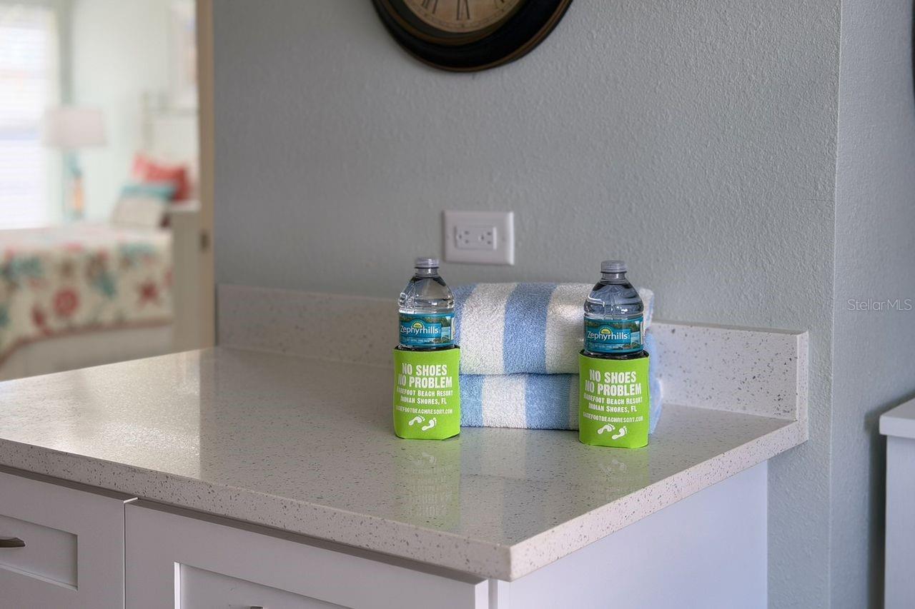 Extra storage in the foyer