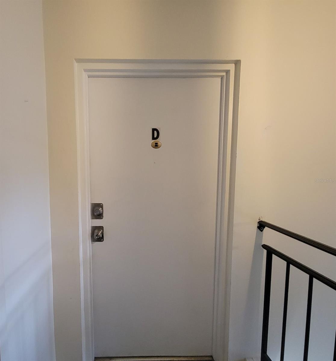 entry door to the unit