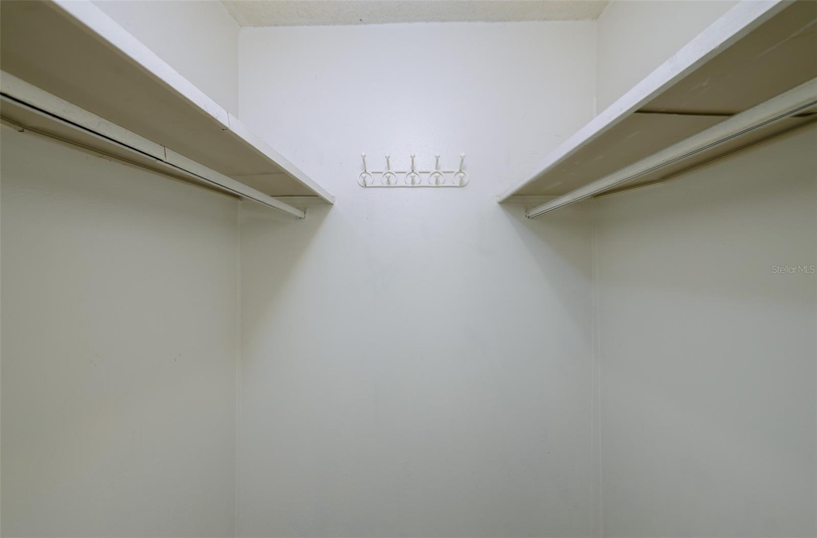 primary bedroom's walk in closet