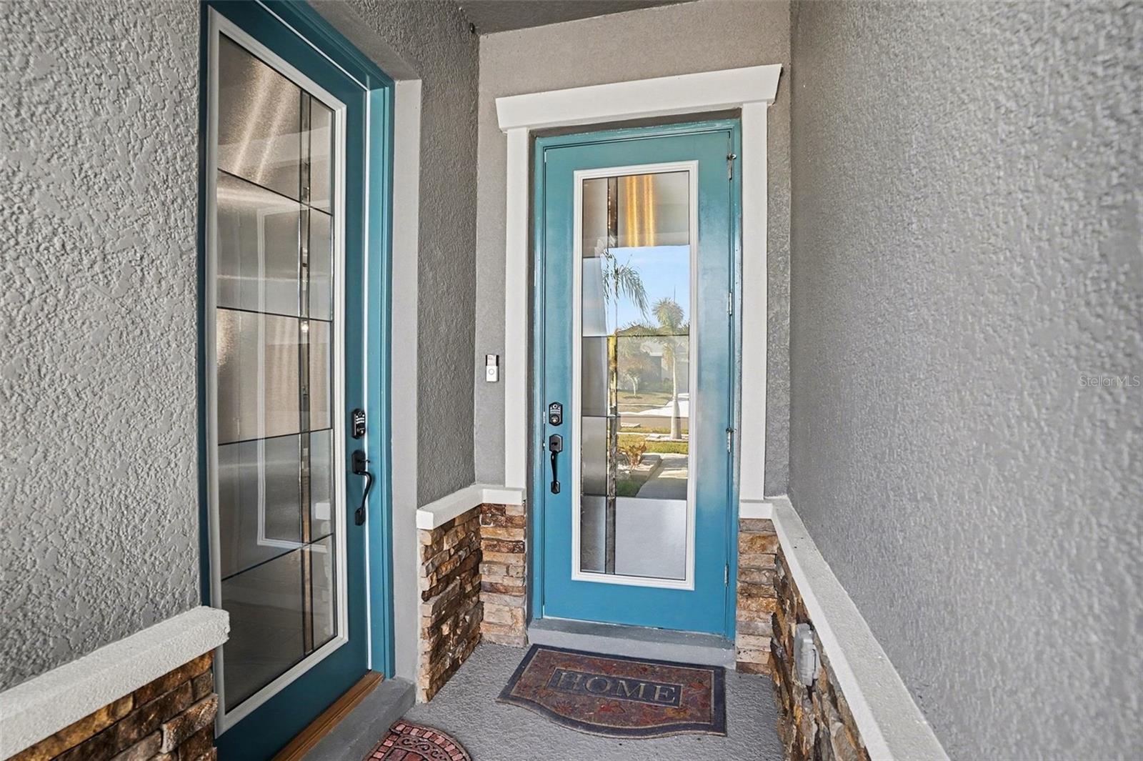 Main house door and in-law suite entrance